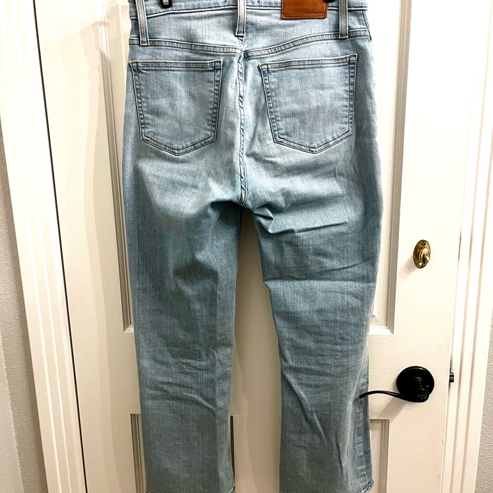 J Crew Jeans Curvy Boot Crop Light Wash size 27 - Picture 5 of 11